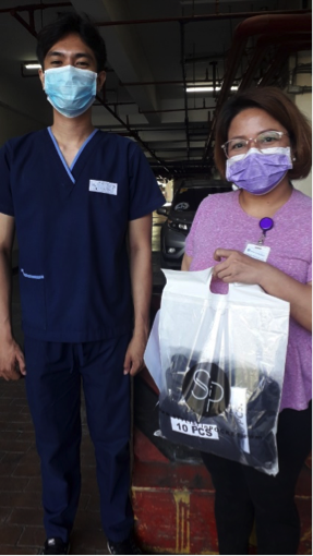 Masks already delivered to Manila Doctors Hospital